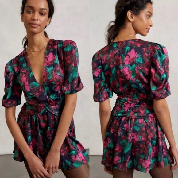 MISA Los Angeles x Anthropologie Clarisa Floral Mini Dress - Picture 1 of 4